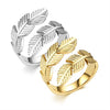 Inel ajustabil din otel inoxidabil "Angel Wings"