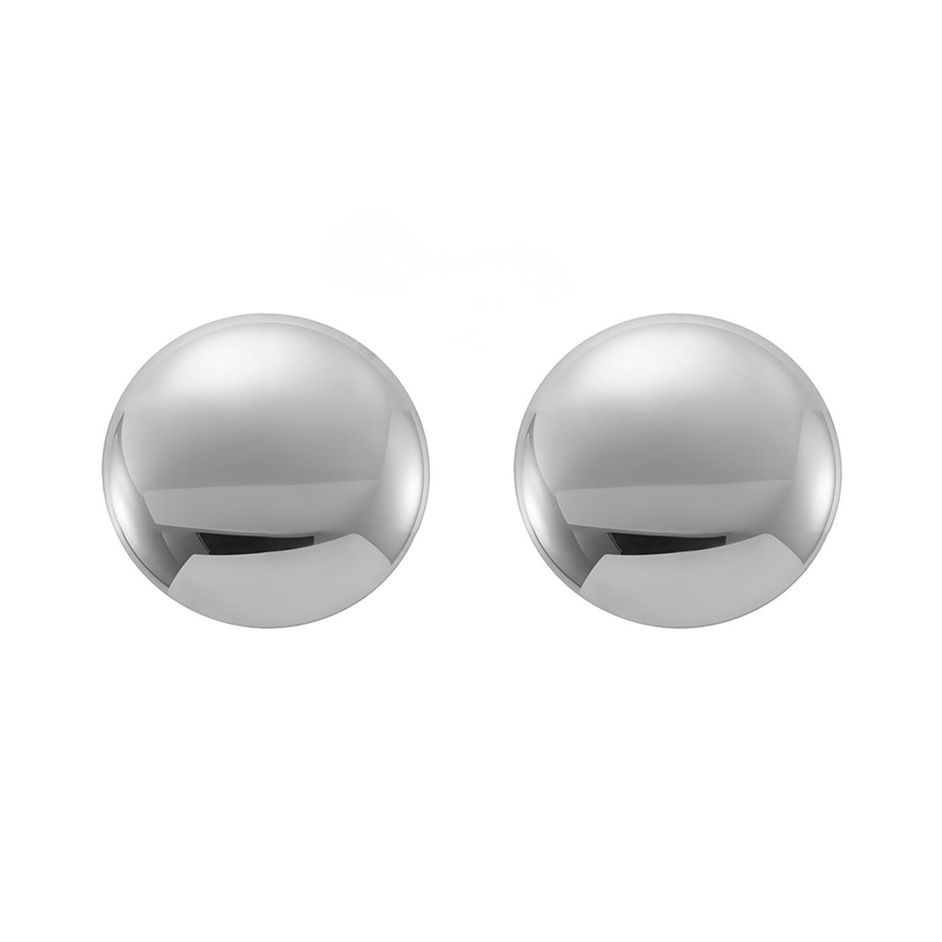 Cercei rotunzi din oțel inoxidabil placați cu aur 18K