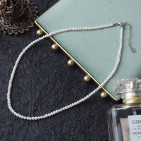 Colier cu perle de apa dulce din argint S925 si pandantiv inima