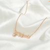 Colier din argint cu inscriptie " Only you" rose gold