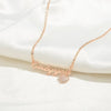 Colier din argint cu inscriptie " Only you" rose gold