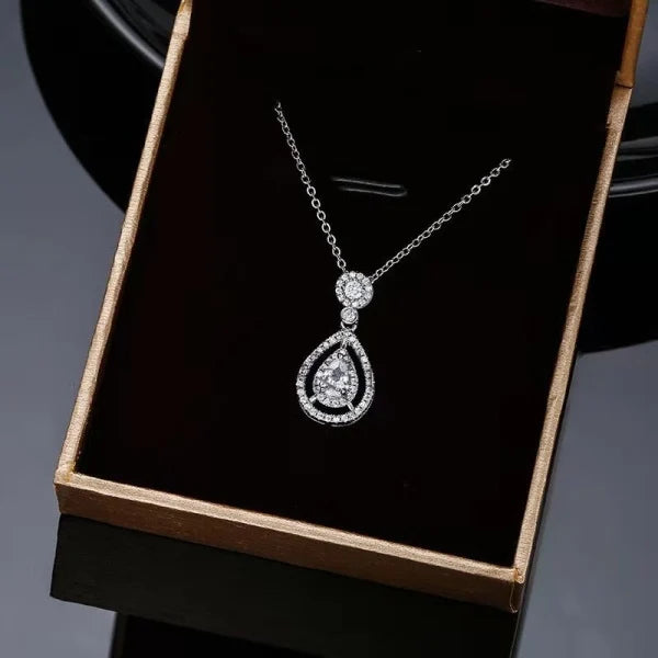 Colier din argint S925 cu cristale zirconii