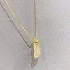 Colier placat cu aur 14k, cu cristale zirconii