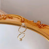 Inel reglabil placat cu aur, cu cristale zirconii transparente
