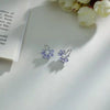 Ornament placat cu paladiu cu cristale - set 2 bucati